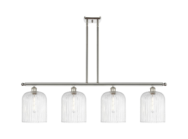 Innovations 516-4I-PN-G559-8SDY Four Light Island Pendant, Polished Nickel