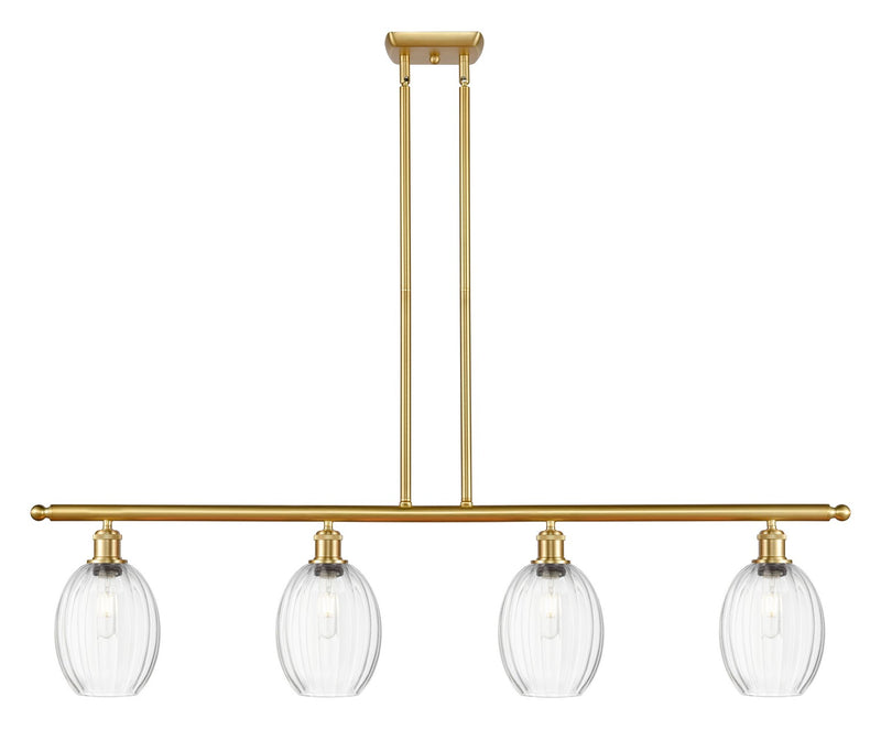 Innovations 516-4I-SG-G459-6CL Four Light Island Pendant, Satin Gold