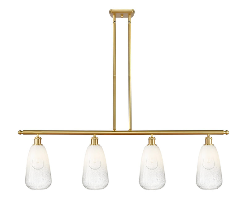 Innovations 516-4I-SG-G480-6OP Four Light Island Pendant, Satin Gold