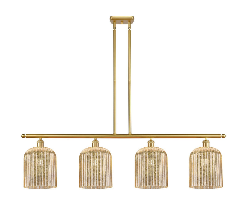 Innovations 516-4I-SG-G559-8ME Four Light Island Pendant, Satin Gold