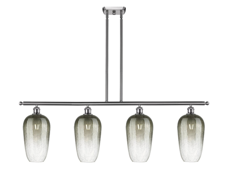 Innovations 516-4I-SN-G484-7SL Four Light Island Pendant, Brushed Satin Nickel
