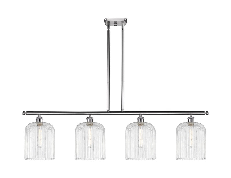 Innovations 516-4I-SN-G559-8CL Four Light Island Pendant, Brushed Satin Nickel