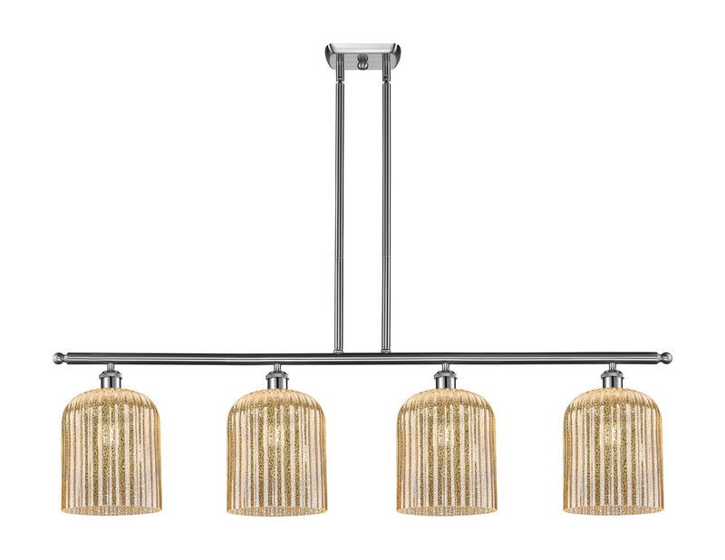 Innovations 516-4I-SN-G559-8ME Four Light Island Pendant, Brushed Satin Nickel