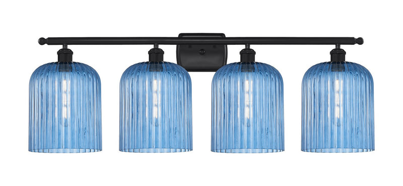 Innovations 516-4W-BK-G559-8BL Four Light Bath Vanity, Matte Black