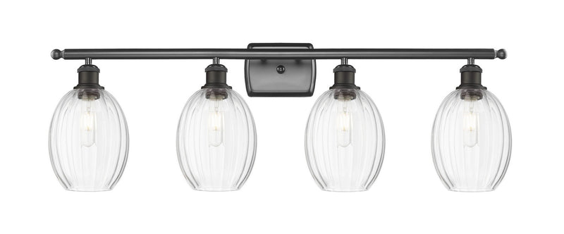 Innovations 516-4W-OB-G459-6CL Four Light Bath Vanity, Oil Rubbed Bronze