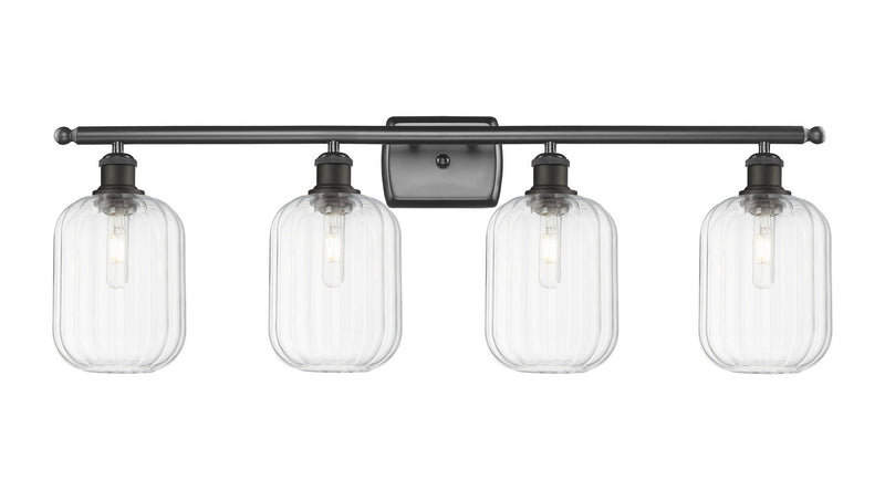 Innovations 516-4W-OB-G460-7CL Four Light Bath Vanity, Oil Rubbed Bronze