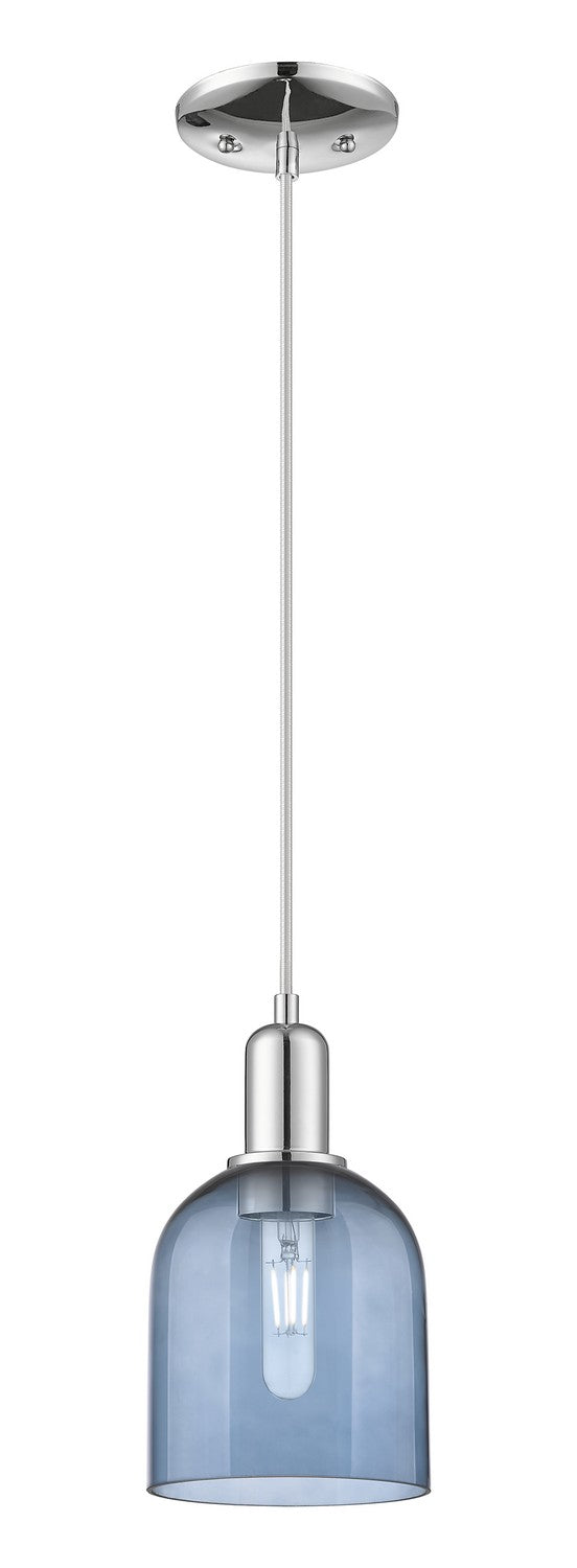 Innovations 716-1P-PC-G558-6BL One Light Mini Pendant, Polished Chrome