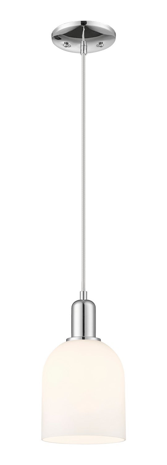 Innovations 716-1P-PC-G558-6GWH One Light Mini Pendant, Polished Chrome
