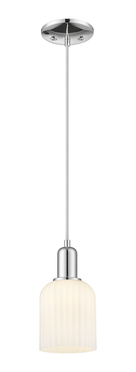 Innovations 716-1P-PC-G559-5GWH One Light Mini Pendant, Polished Chrome