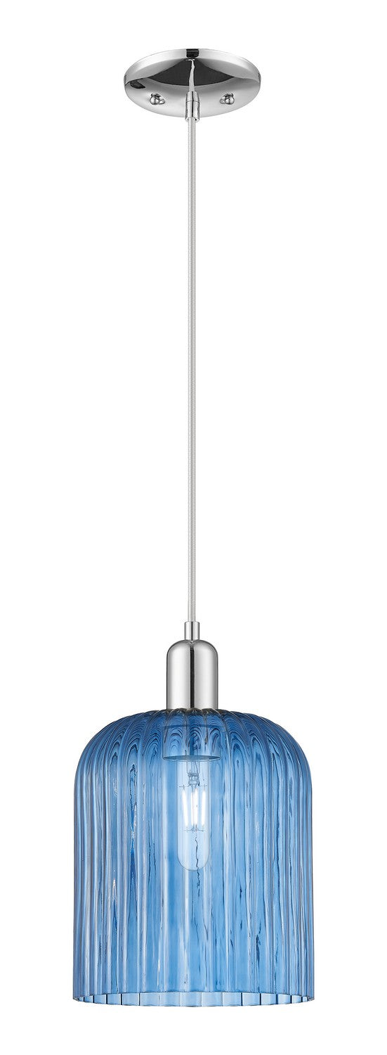 Innovations 716-1P-PC-G559-8BL One Light Mini Pendant, Polished Chrome