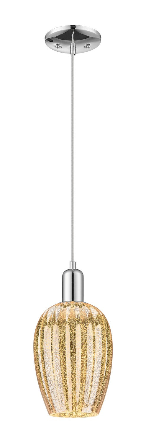Innovations 716-1P-PC-G457-6ME One Light Mini Pendant, Polished Chrome