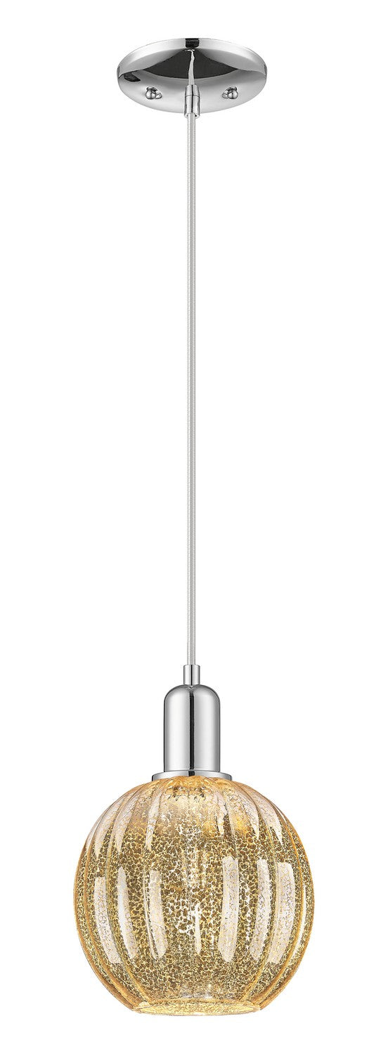Innovations 716-1P-PC-G458-7ME One Light Mini Pendant, Polished Chrome