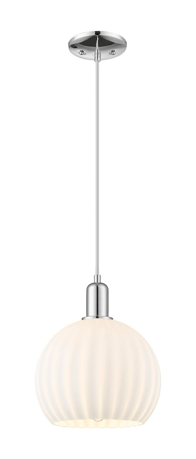 Innovations 716-1P-PC-G1217-10WV One Light Mini Pendant, Polished Chrome