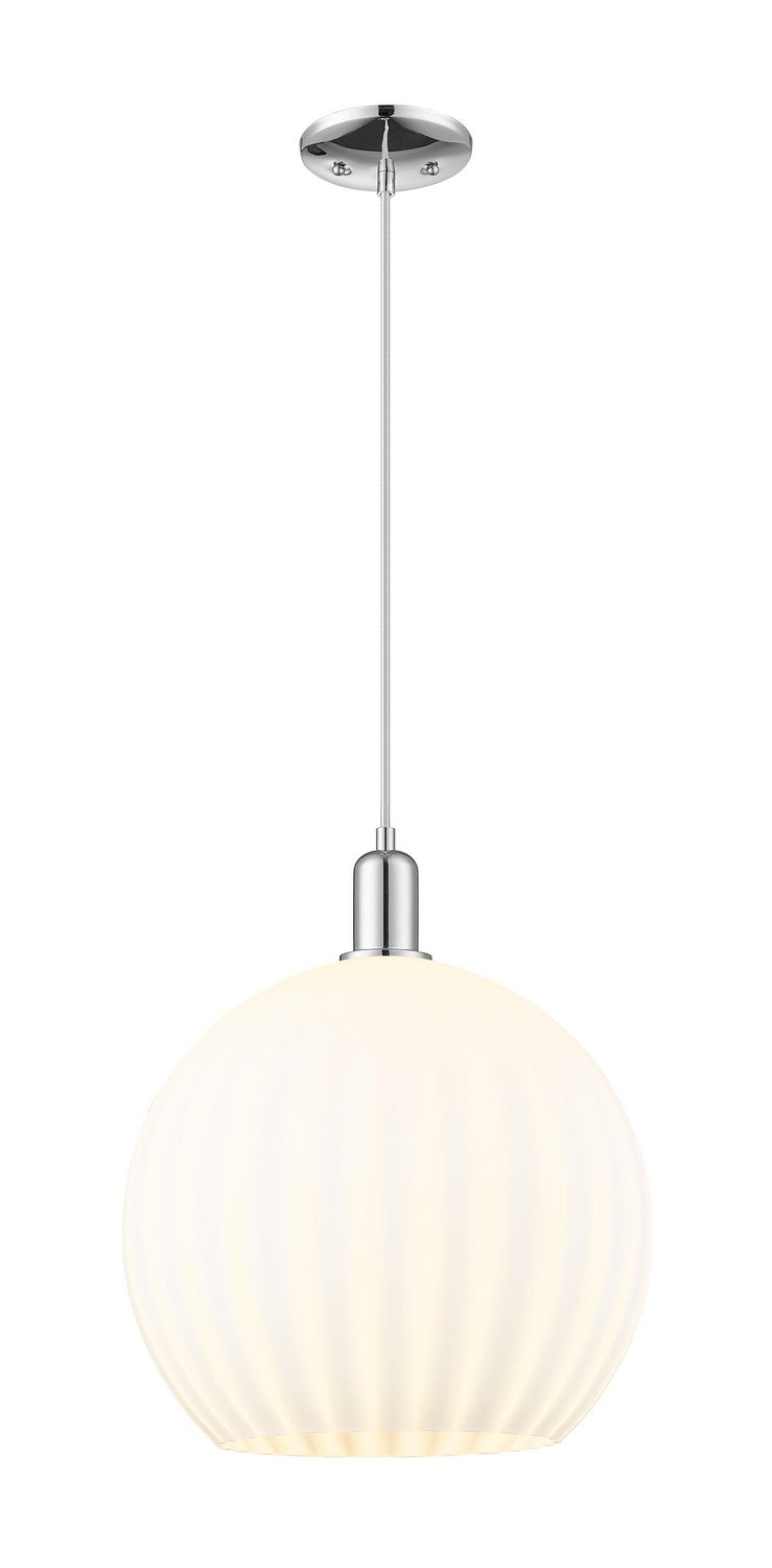 Innovations 716-1P-PC-G1217-14WV One Light Mini Pendant, Polished Chrome
