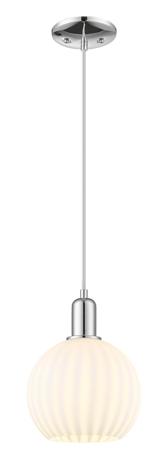 Innovations 716-1P-PC-G1217-8WV One Light Mini Pendant, Polished Chrome
