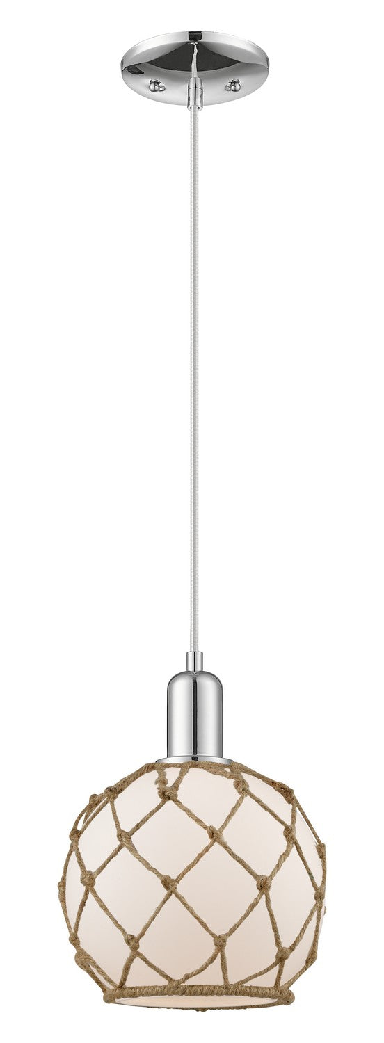 Innovations 716-1P-PC-G121-8RB One Light Mini Pendant, Polished Chrome