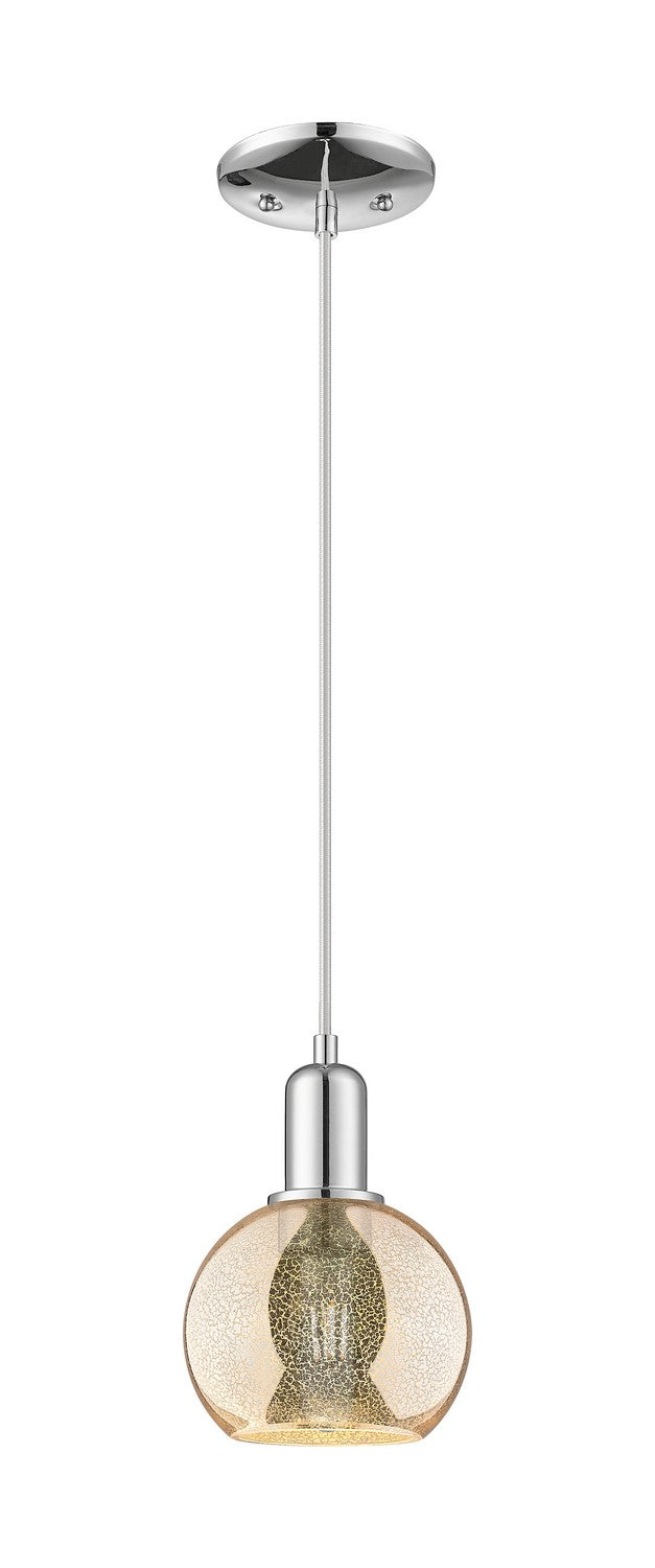 Innovations 716-1P-PC-G128-6 One Light Mini Pendant, Polished Chrome