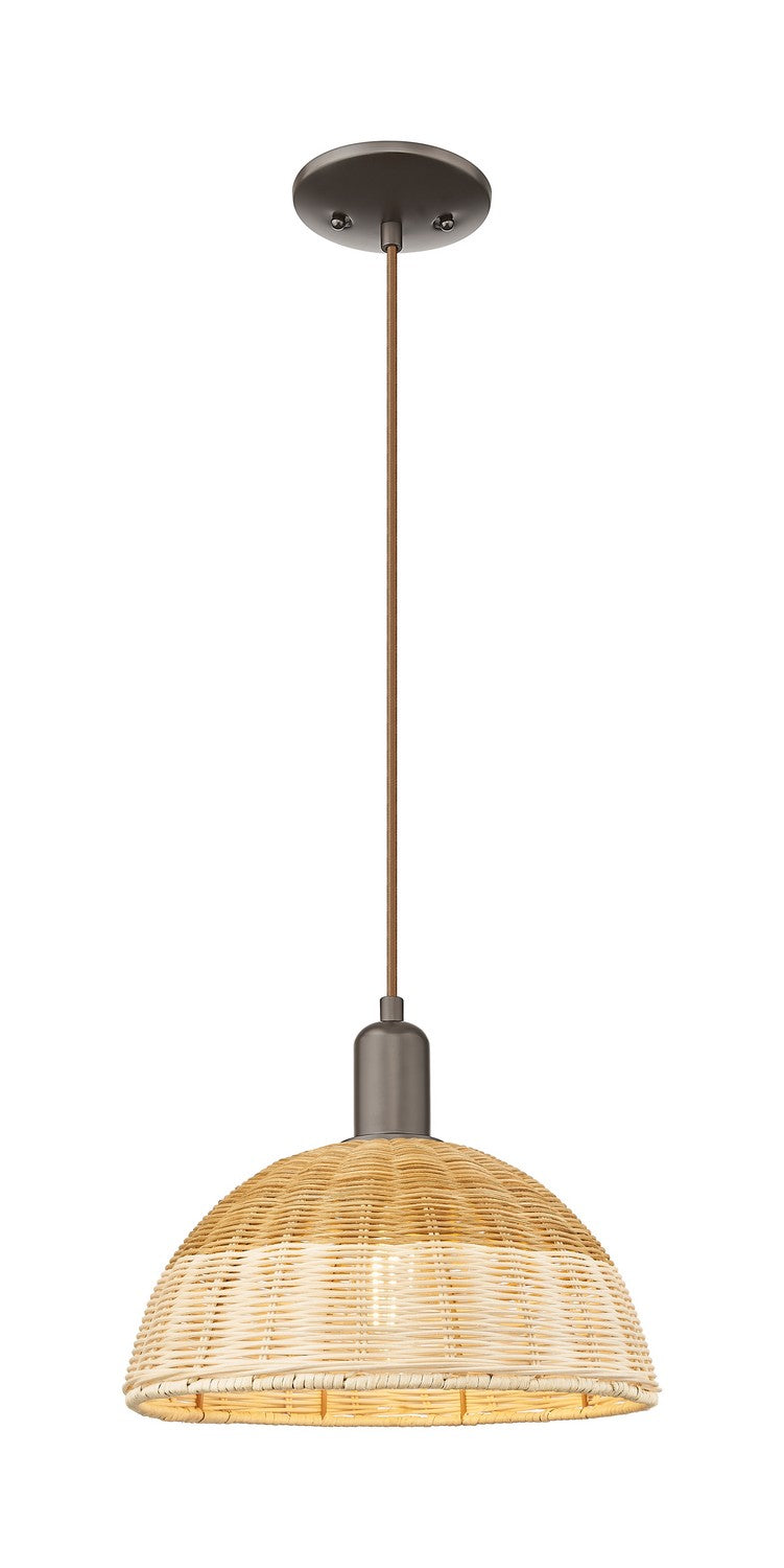 Innovations 716-1P-OB-NBD2-12-NAT One Light Mini Pendant, Oil Rubbed Bronze