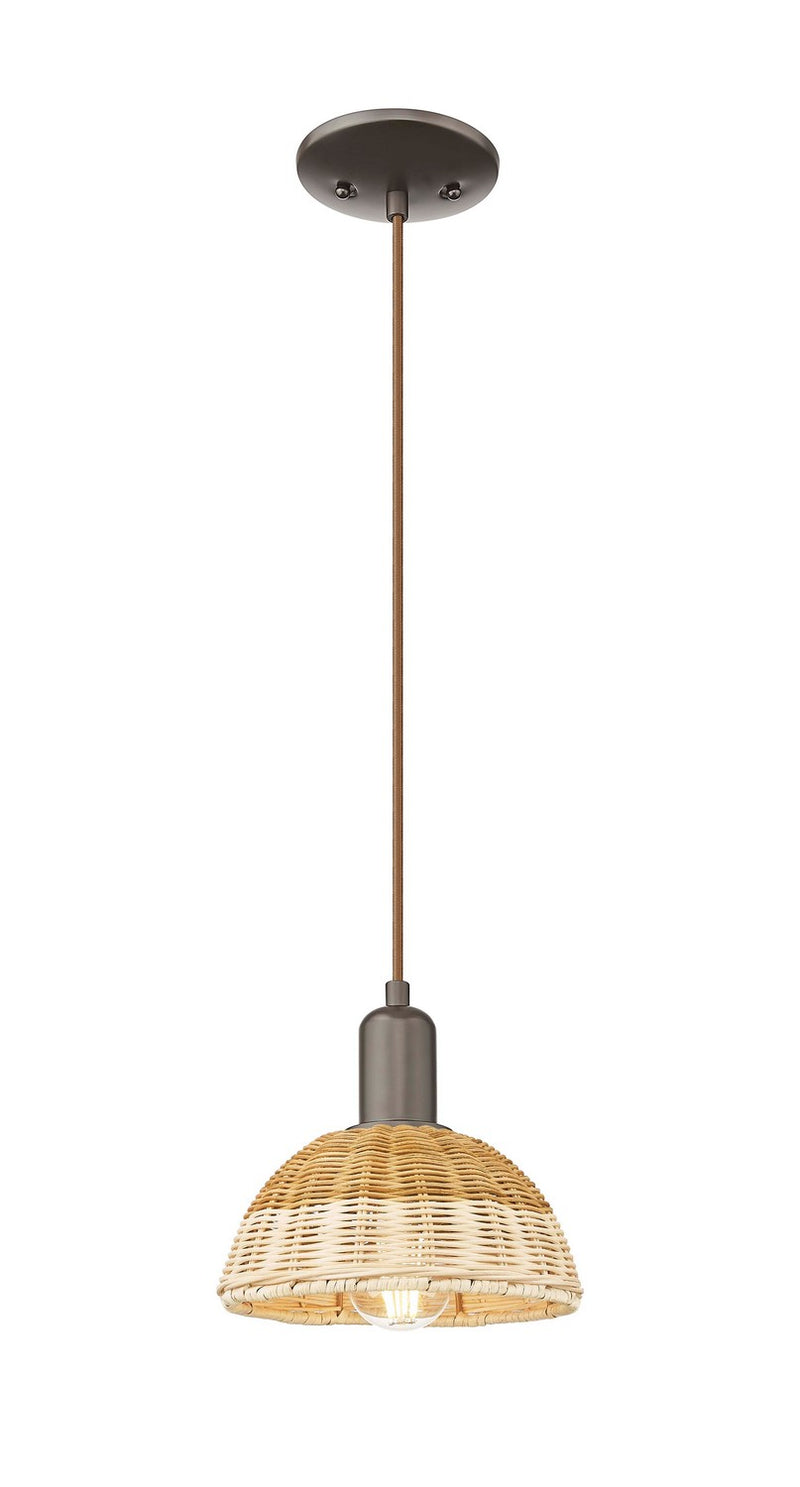 Innovations 716-1P-OB-NBD2-75-NAT One Light Mini Pendant, Oil Rubbed Bronze