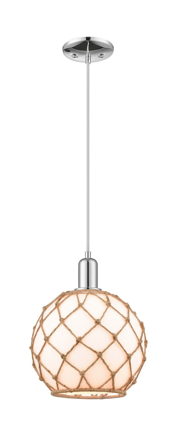 Innovations 716-1P-PC-G121-10RB One Light Mini Pendant, Polished Chrome