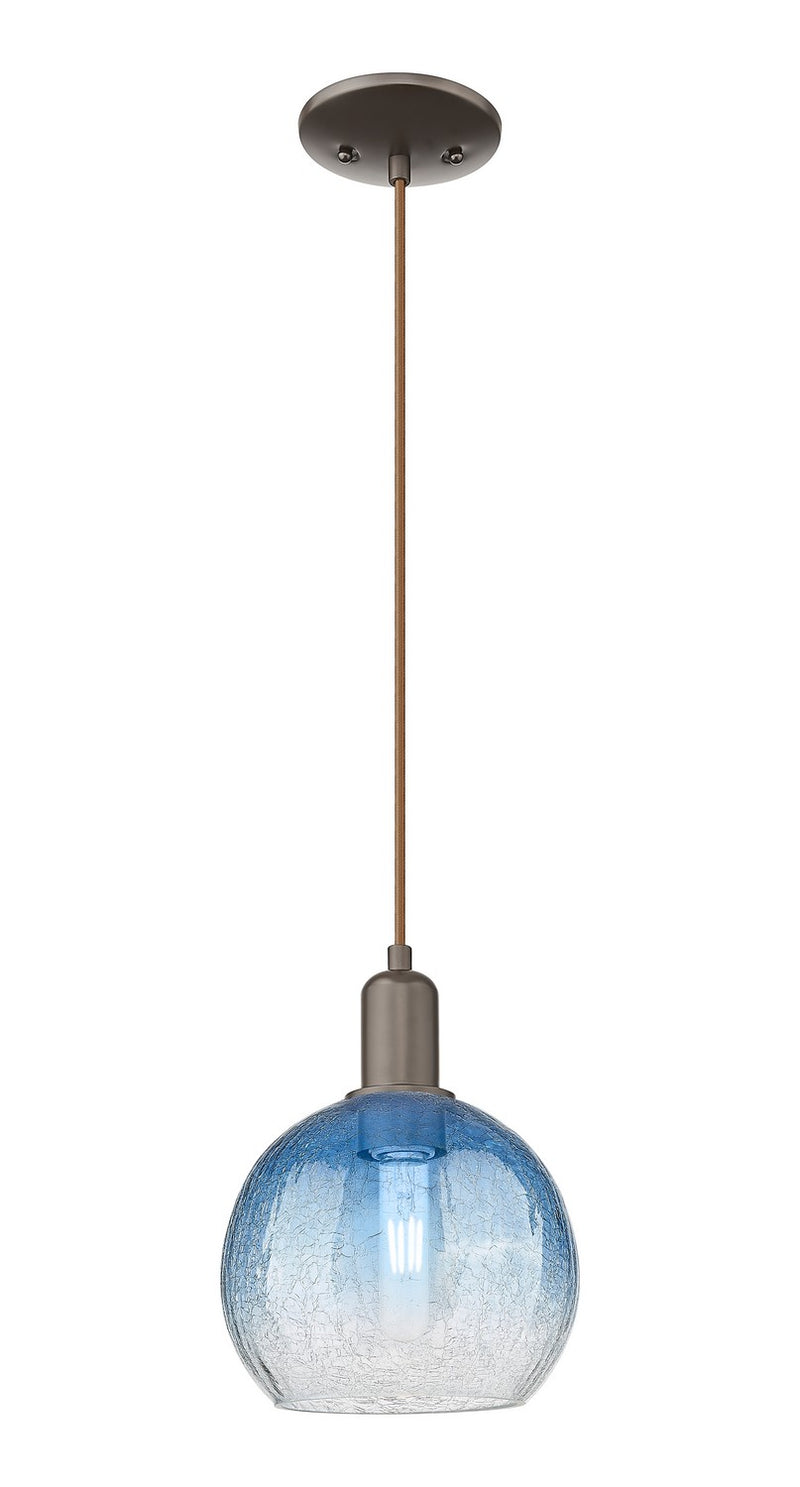 Innovations 716-1P-OB-G483-8SB One Light Mini Pendant, Oil Rubbed Bronze