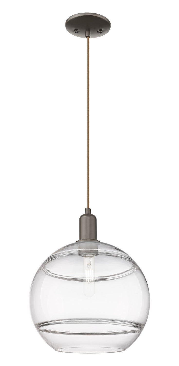 Innovations 716-1P-OB-G556-12CL One Light Mini Pendant, Oil Rubbed Bronze