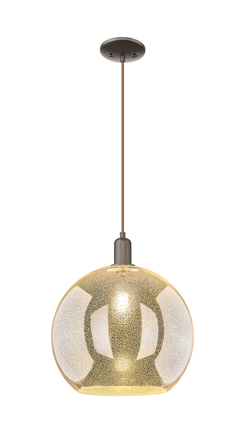 Innovations 716-1P-OB-G128-14 One Light Mini Pendant, Oil Rubbed Bronze