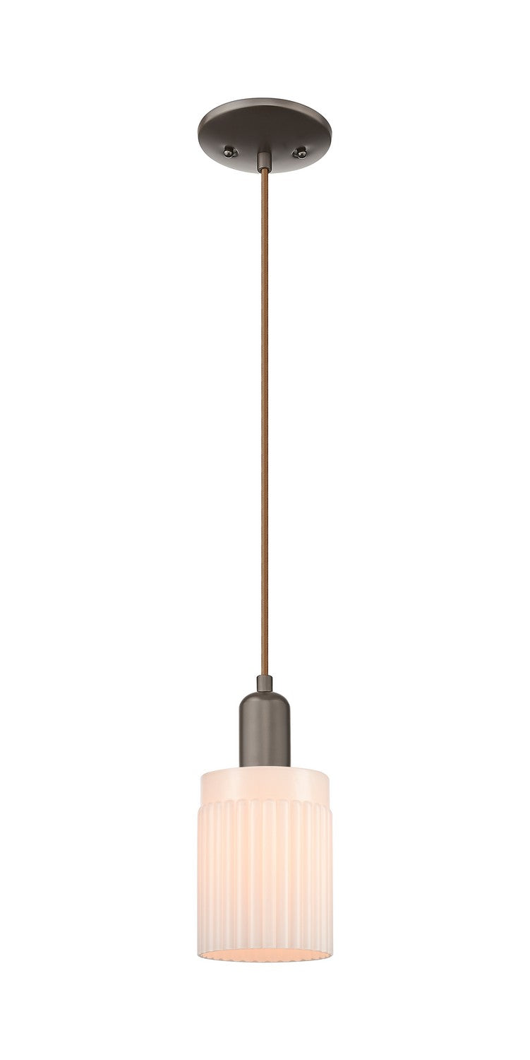 Innovations 716-1P-OB-G341 One Light Mini Pendant, Oil Rubbed Bronze