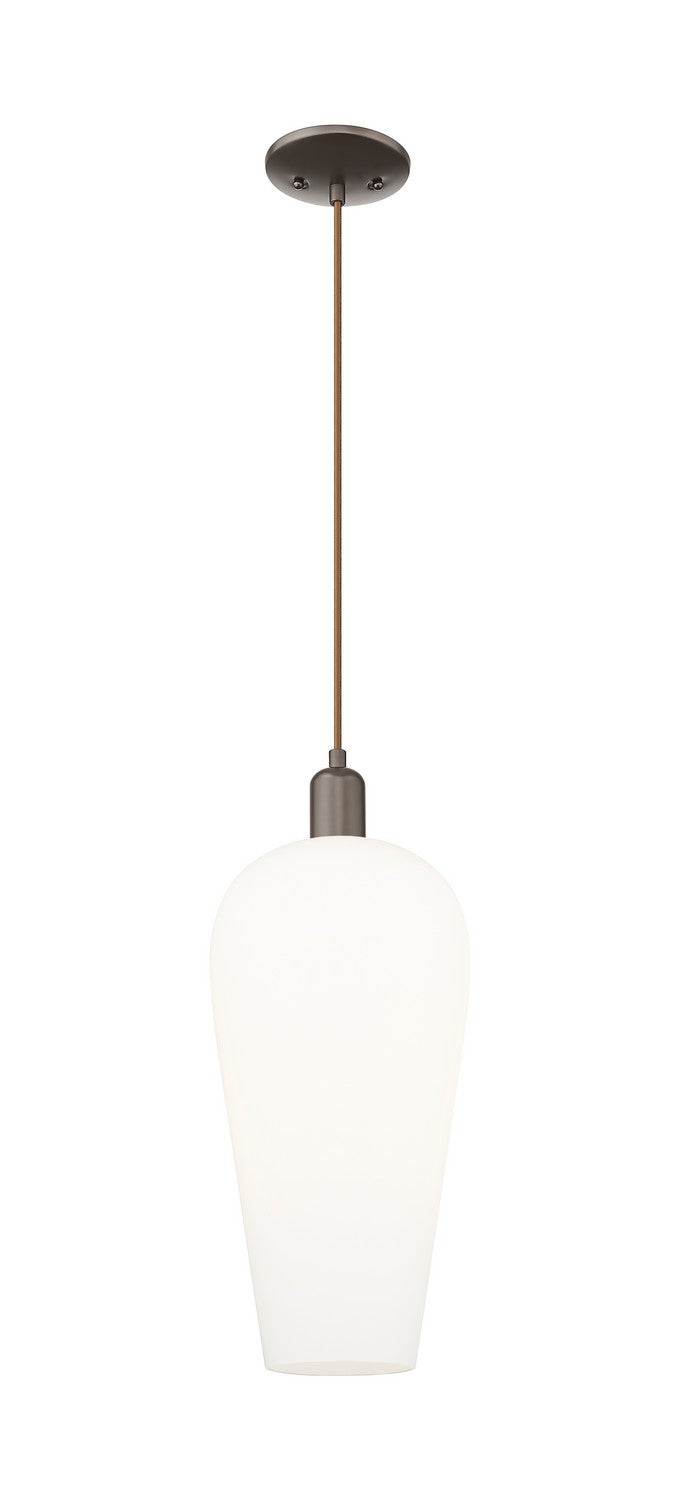Innovations 716-1P-OB-G456-8WH One Light Mini Pendant, Oil Rubbed Bronze
