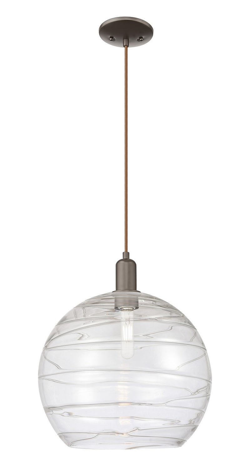 Innovations 716-1P-OB-G1213-14CL One Light Mini Pendant, Oil Rubbed Bronze