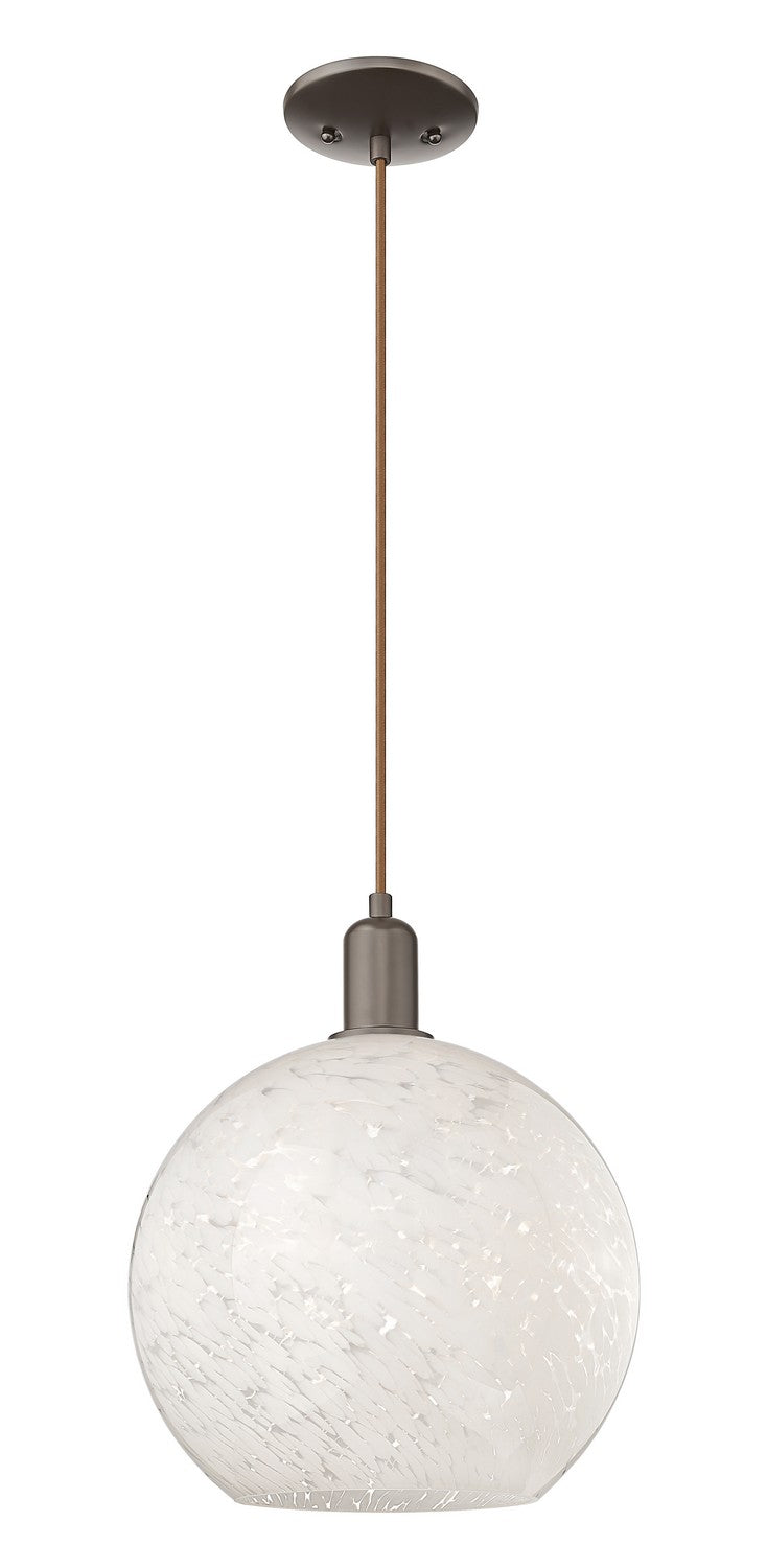 Innovations 716-1P-OB-G1216-12WM One Light Mini Pendant, Oil Rubbed Bronze