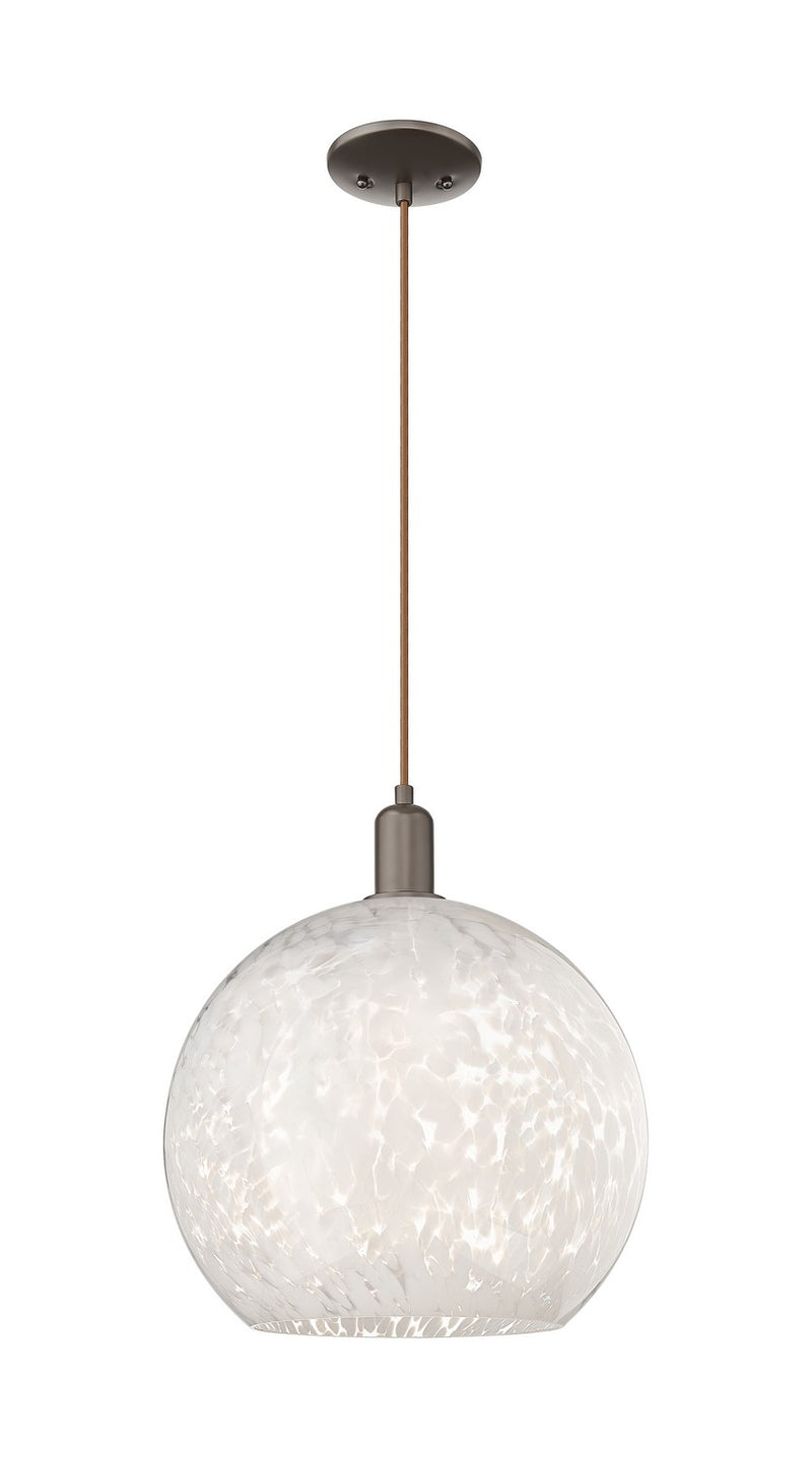 Innovations 716-1P-OB-G1216-14WM One Light Mini Pendant, Oil Rubbed Bronze