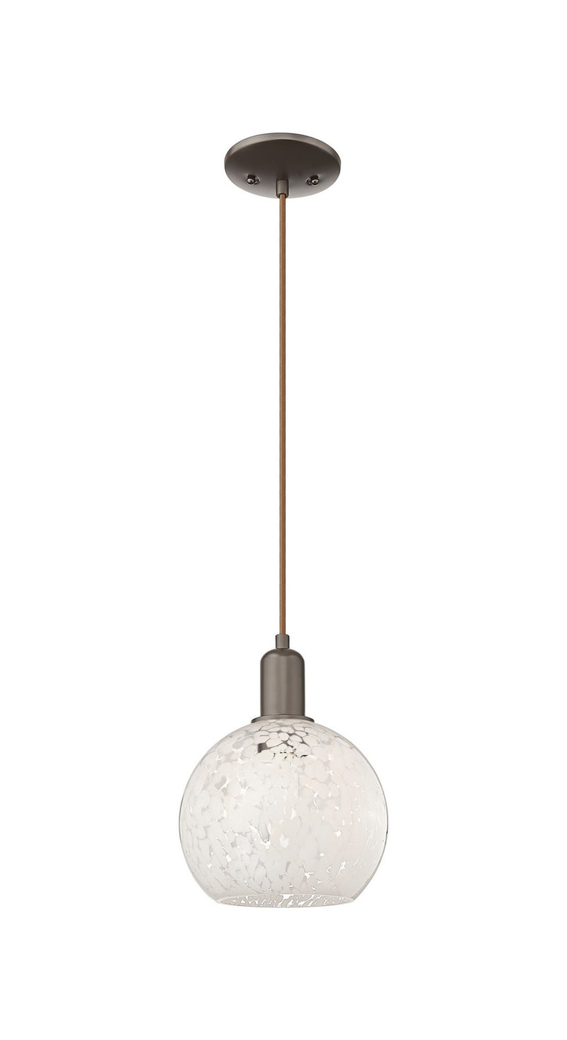 Innovations 716-1P-OB-G1216-8WM One Light Mini Pendant, Oil Rubbed Bronze
