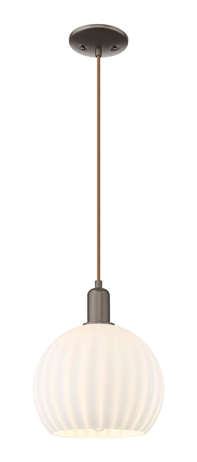 Innovations 716-1P-OB-G1217-10WV One Light Mini Pendant, Oil Rubbed Bronze