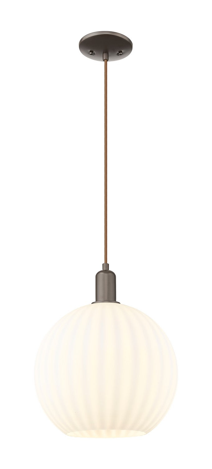 Innovations 716-1P-OB-G1217-12WV One Light Mini Pendant, Oil Rubbed Bronze