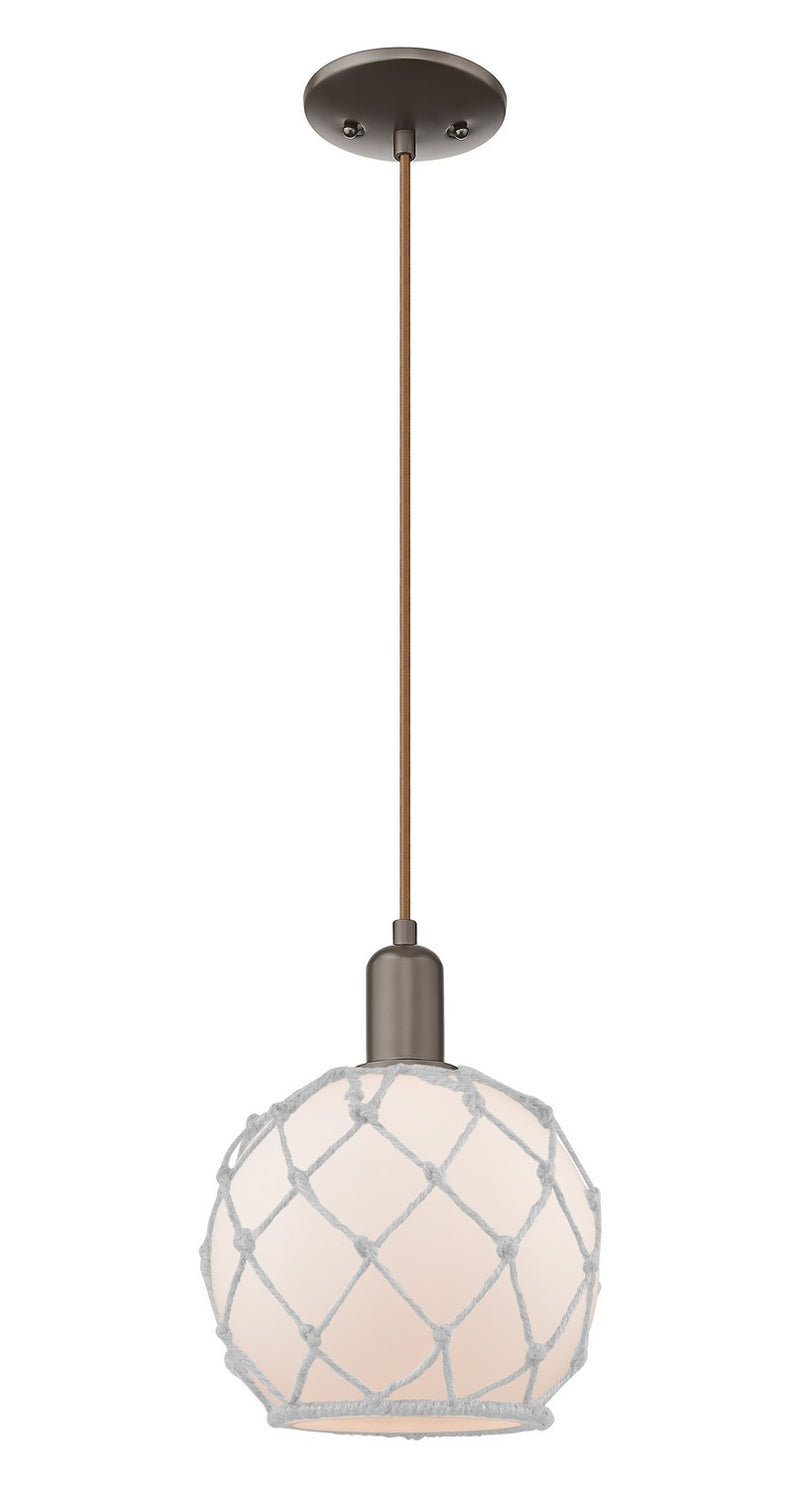 Innovations 716-1P-OB-G121-8RW One Light Mini Pendant, Oil Rubbed Bronze