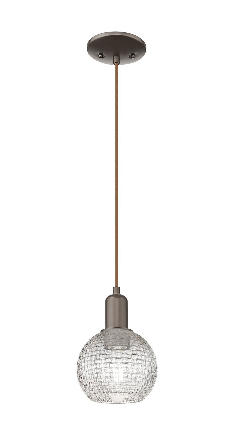 Innovations 716-1P-OB-G122C-6CL One Light Mini Pendant, Oil Rubbed Bronze