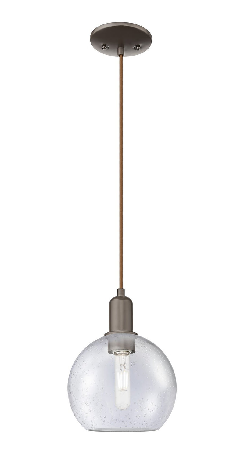 Innovations 716-1P-OB-G124-8 One Light Mini Pendant, Oil Rubbed Bronze