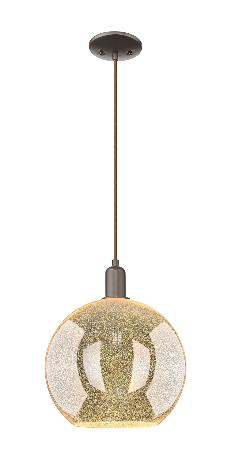Innovations 716-1P-OB-G128-12 One Light Mini Pendant, Oil Rubbed Bronze