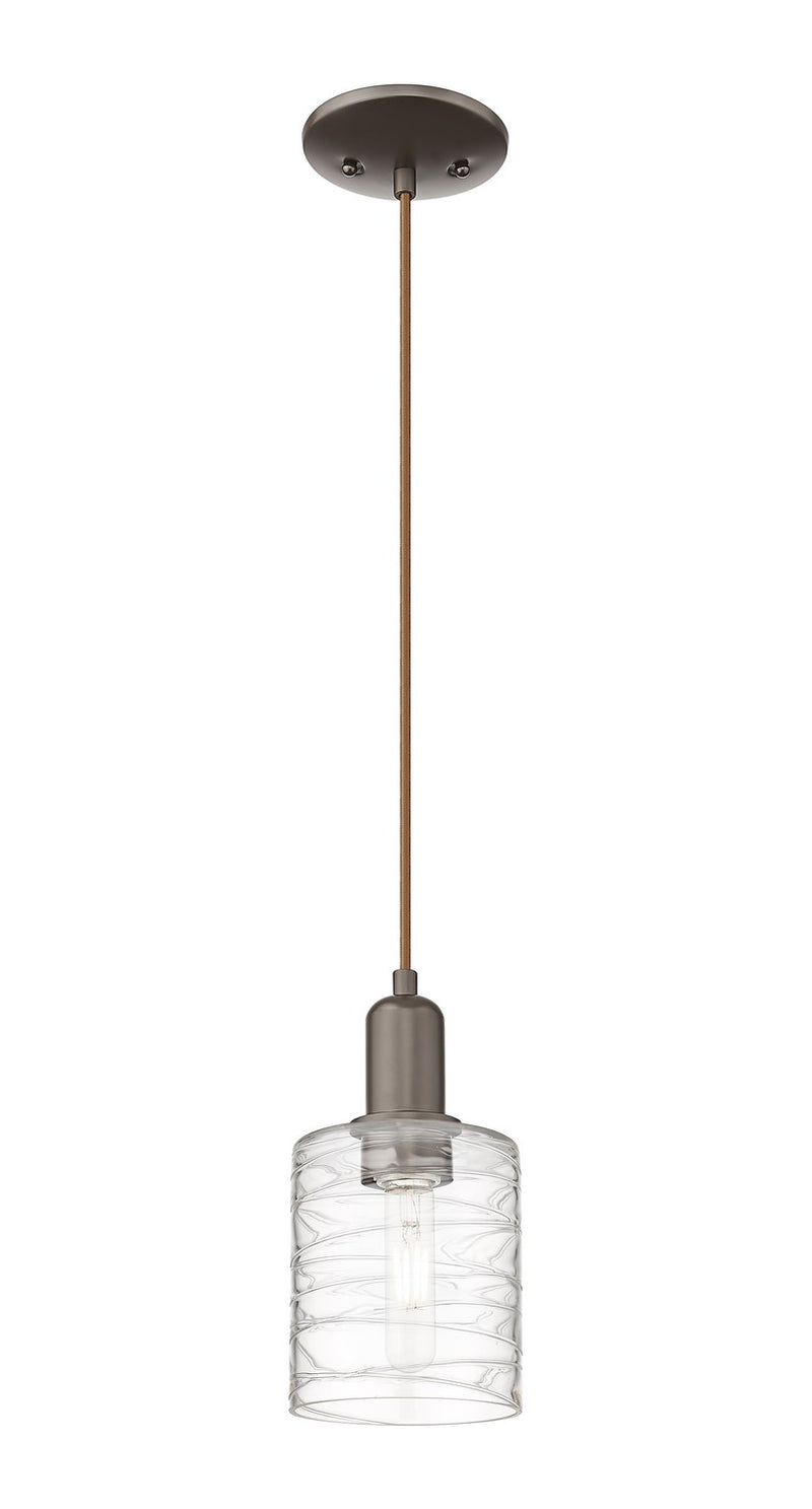 Innovations 716-1P-OB-G1113 One Light Mini Pendant, Oil Rubbed Bronze