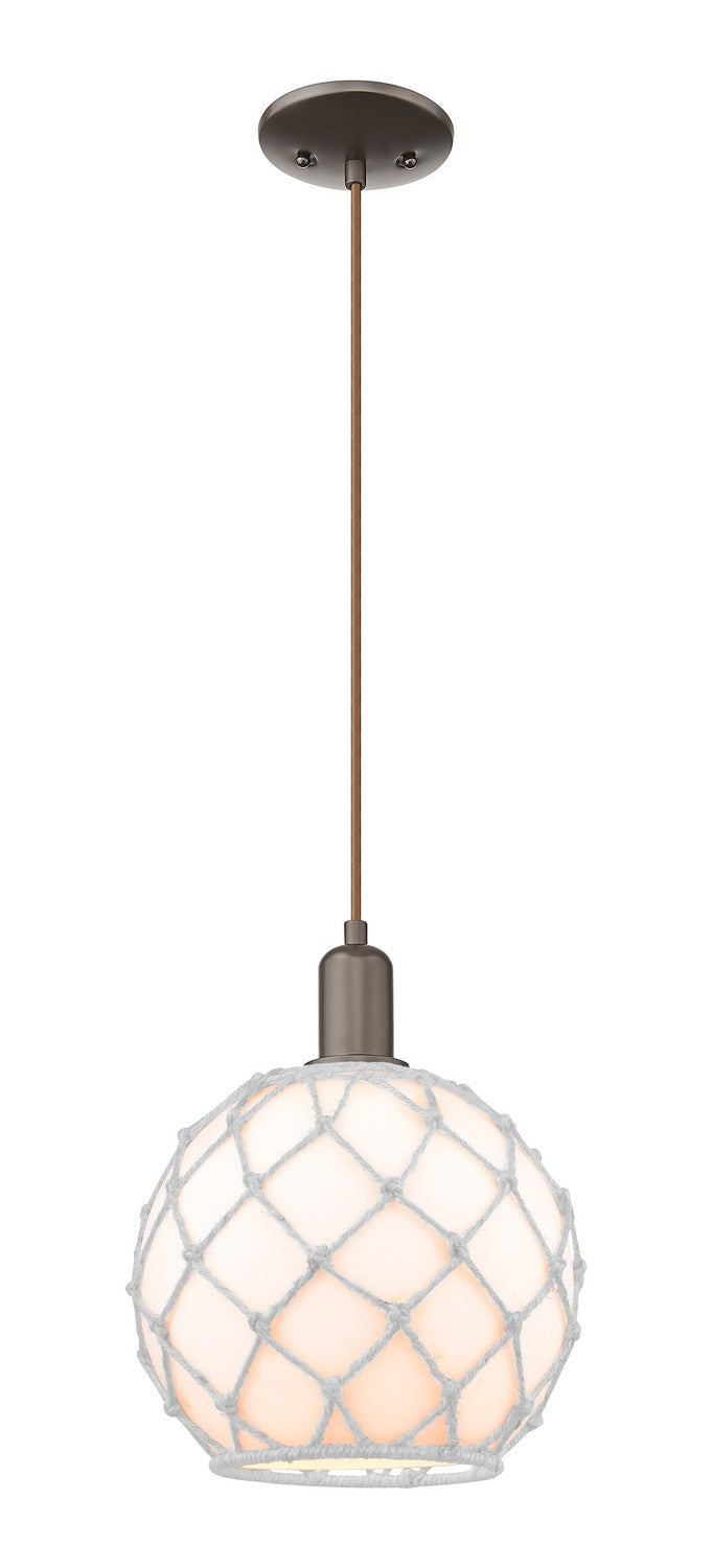 Innovations 716-1P-OB-G121-10RW One Light Mini Pendant, Oil Rubbed Bronze