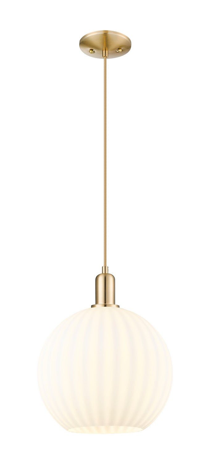 Innovations 716-1P-CB-G1217-12WV One Light Mini Pendant, Champagne Bronze