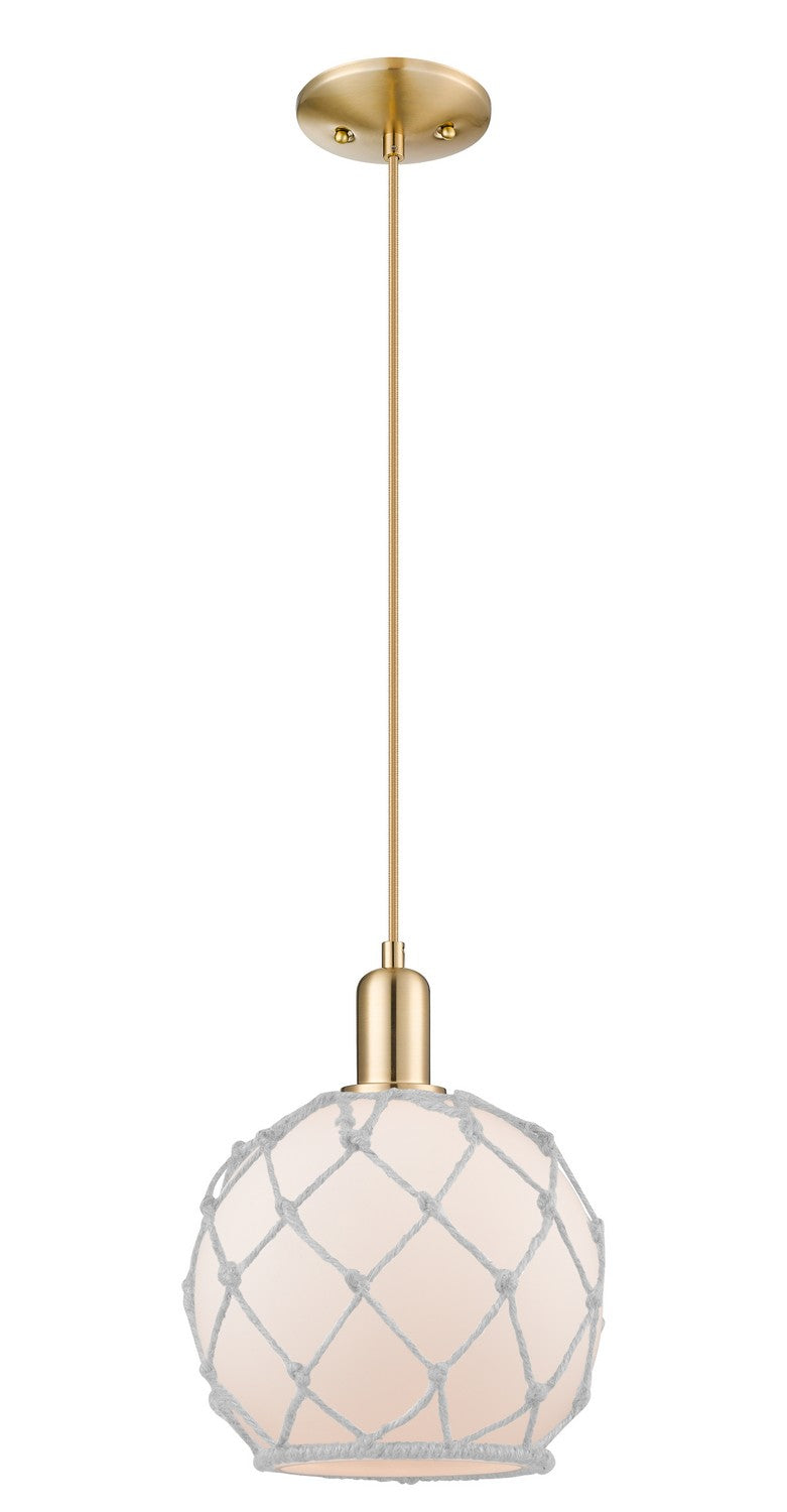 Innovations 716-1P-CB-G121-8RW One Light Mini Pendant, Champagne Bronze