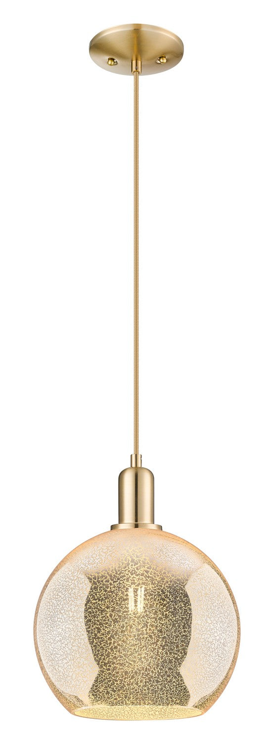 Innovations 716-1P-CB-G128-10 One Light Mini Pendant, Champagne Bronze
