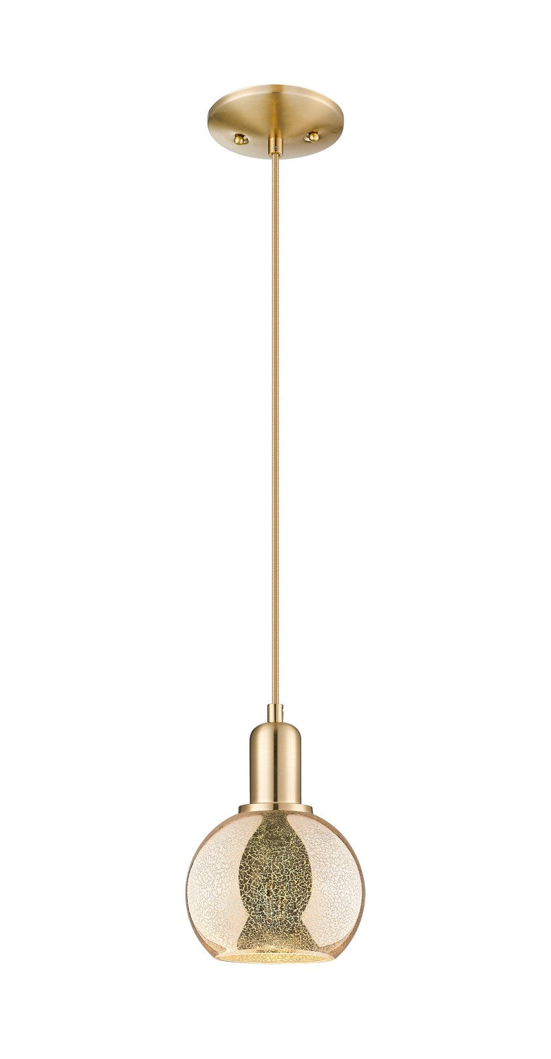 Innovations 716-1P-CB-G128-8 One Light Mini Pendant, Champagne Bronze