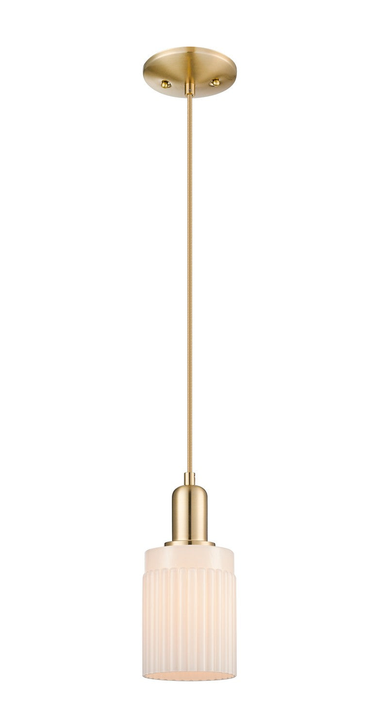 Innovations 716-1P-CB-G341 One Light Mini Pendant, Champagne Bronze