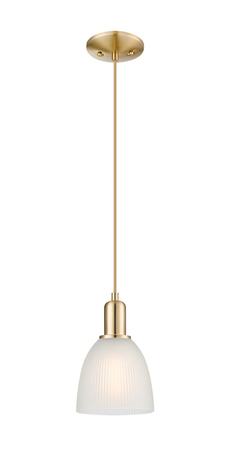 Innovations 716-1P-CB-G381 One Light Mini Pendant, Champagne Bronze