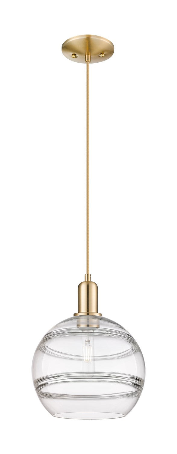 Innovations 716-1P-CB-G556-10CL One Light Mini Pendant, Champagne Bronze