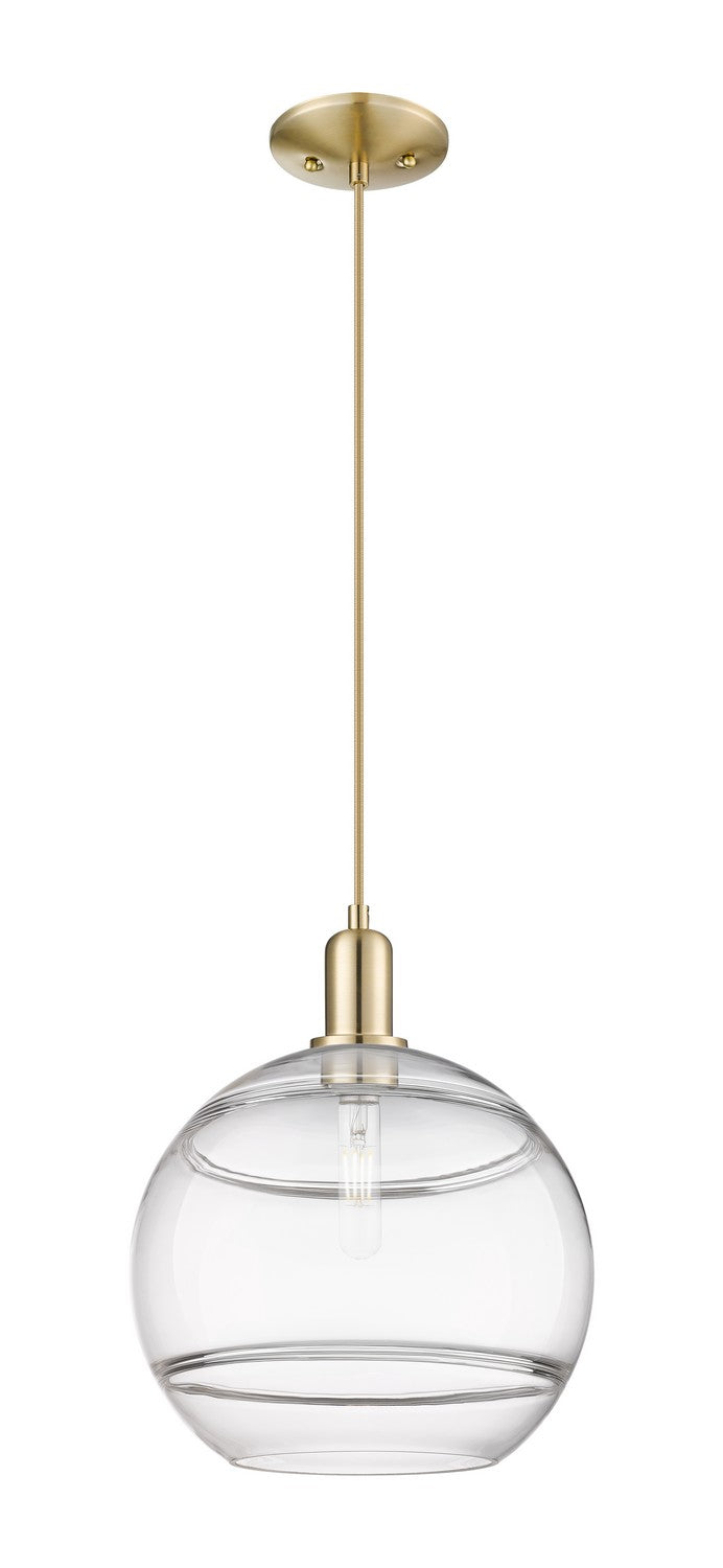 Innovations 716-1P-CB-G556-12CL One Light Mini Pendant, Champagne Bronze