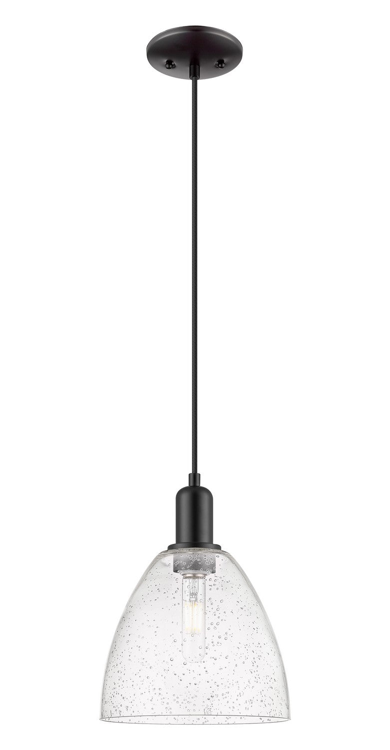 Innovations 716-1P-BK-GBD-94 One Light Mini Pendant, Matte Black